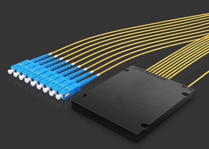 Mất chèn thấp, ống PLC PLC PDL 1 * 8 thấp, cáp 2.0mm, cáp 1M, Bộ chia sợi quang