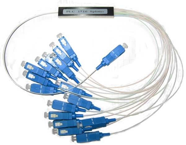 Bộ chia tín hiệu PLC sợi quang đơn mode 1x64 với đầu nối APC 900μM SC