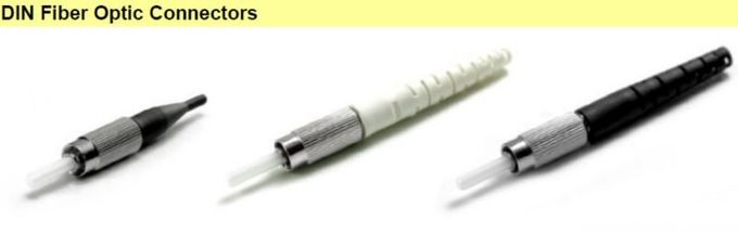 DIN Kết nối sợi quang đơn mode Hình dạng tròn cho mạng FTTH