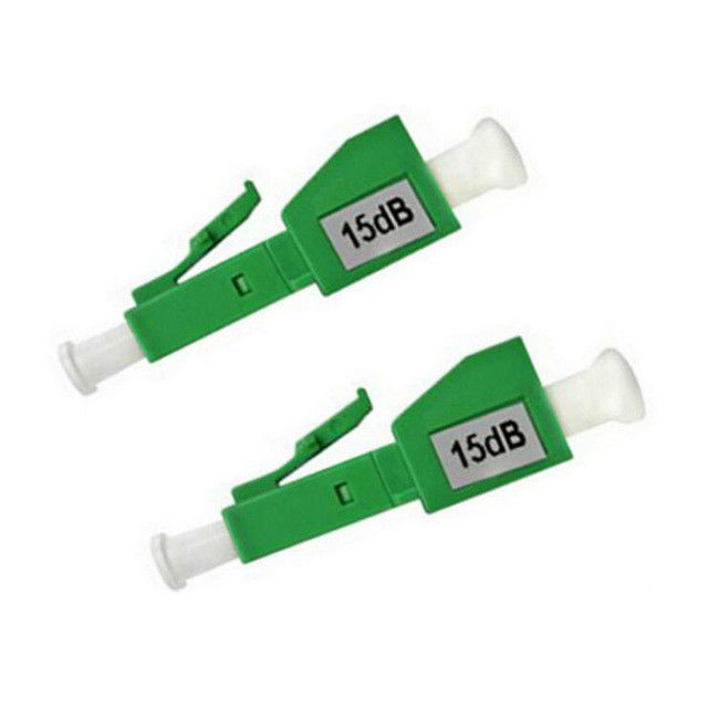 Loại phích cắm Bộ suy giảm sợi quang LC / APC 4DB Vật liệu nhựa cho hệ thống CATV