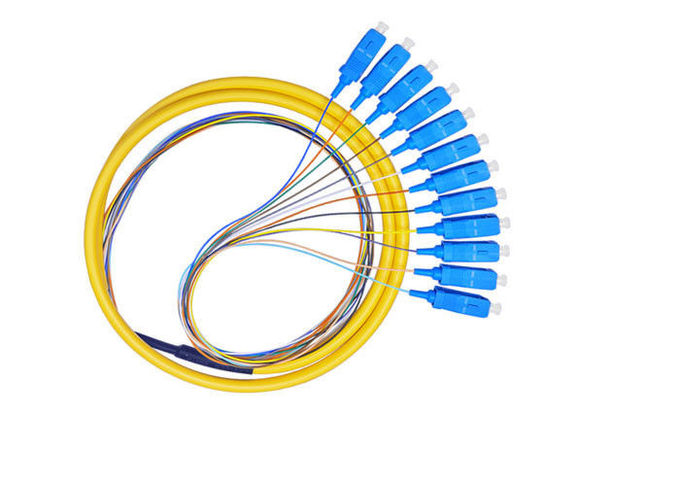 Lợn sợi quang SC / UPC chuyên nghiệp Bước sóng 1310 / 1550nm cho mạng cục bộ