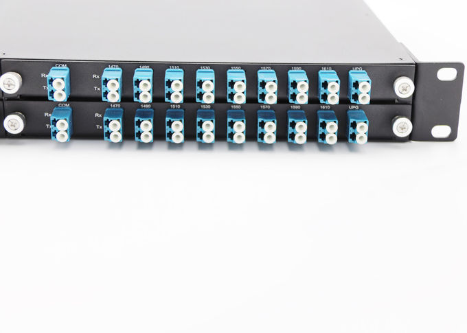 Bộ ghép kênh UDM Max IL 2.5dB CWDM Cố định vào 1U Giá đỡ 8 kênh