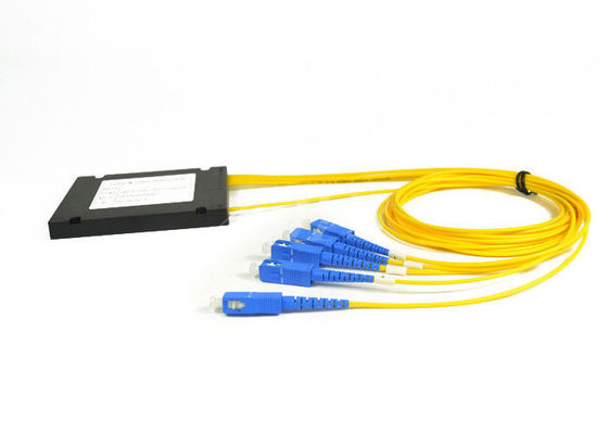 Trung Quốc Bộ tách mạch sợi quang PLC Bộ kết nối SC / UPC 1x4 Plc Splitter cho triển khai FTT X nhà cung cấp