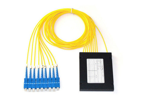 Trung Quốc Bộ chia tín hiệu PLC sợi quang 2.0mm 1 X 8 Bước sóng hoạt động rộng với đầu nối SC / UPC nhà cung cấp