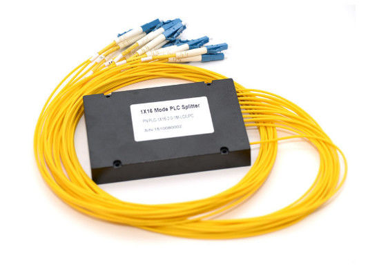Trung Quốc Bộ tách sợi quang Lc / Upc PLC Splitter 1 X 16 PVC Jacket 1260 - 1650nm Bước sóng nhà cung cấp