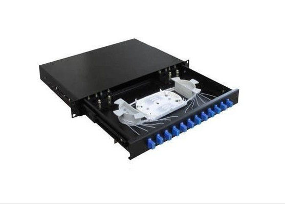 Trung Quốc Hộp phân phối ODF khớp nối ABS 24 cổng cho cáp LAN / WAN Màu tùy chỉnh nhà cung cấp