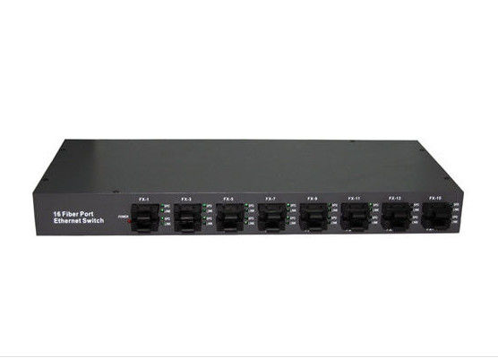 Trung Quốc Bộ chuyển mạch Ethernet Vlan Mac 16, Base 10/100 - Bộ chuyển mạch mạng Ethernet Fx đến 20KM - 100KM nhà cung cấp