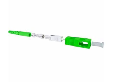 Đầu nối cáp quang SC / APC SX DX, Đầu nối nhanh sợi gốm SM MM nhà cung cấp