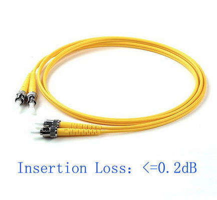 Dây vá kép LSZH 3.0mm 5Mtrs, Mất chèn thấp 10g Dây cáp sợi đơn chế độ đơn nhà cung cấp