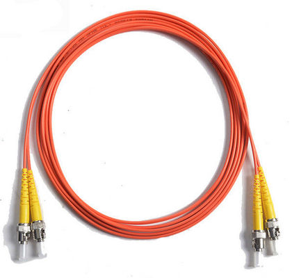 62,5 / 125 Dây cáp quang sợi đôi màu cam, 5Mtrs PVC Lc To Sc Cáp quang 1310nm / 1550nm Bước sóng nhà cung cấp