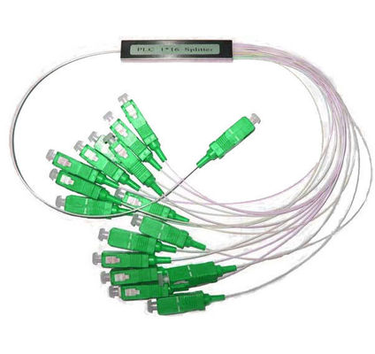Bộ chia PLC sợi quang 1 * 4/1 * 16/1 * 32 với đầu nối ống thép SC / APC nhà cung cấp