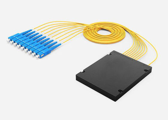 Bộ chia cáp quang suy hao thấp, Bộ chia tín hiệu PLC PDL 1x8 thấp Ống ABS 2.0mm Cáp 1M nhà cung cấp