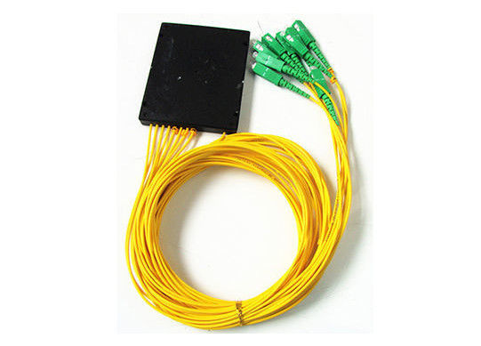 Bộ tách quang Plc màu vàng, Bộ chia tín hiệu sợi quang TMZH 1x16 Plc cho các hệ thống FTTX nhà cung cấp