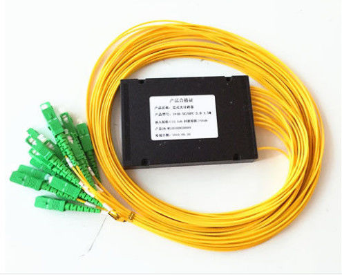 Bộ tách quang Plc màu vàng, Bộ chia tín hiệu sợi quang TMZH 1x16 Plc cho các hệ thống FTTX nhà cung cấp
