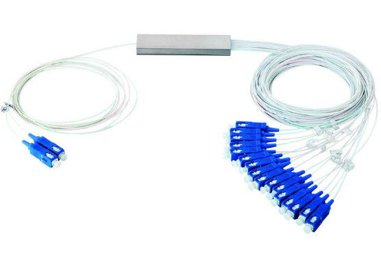 Bộ tách quang kỹ thuật số 1 X 64, Bộ chia sợi quang thụ động với đầu nối AP AP 900μM nhà cung cấp