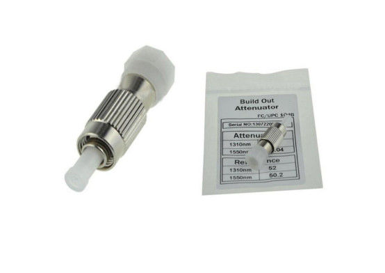 FC UPC Bộ suy giảm sợi quang 10dB Mặt bích cố định Lõi đơn 1260 - 1620nm Bước sóng nhà cung cấp
