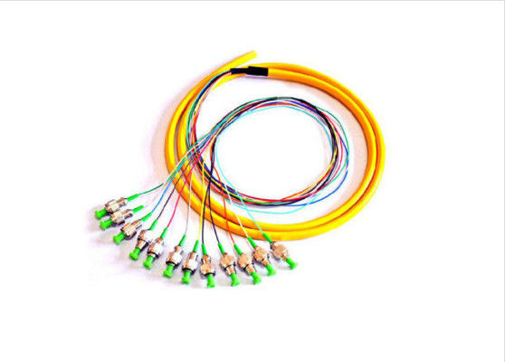 Cáp quang 12 sợi đơn chế độ lõi đơn FC / APC 2.0mm 1M cho hệ thống FTTH nhà cung cấp