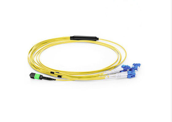 Dây rút 12 lõi LC MTP / MPO Chiều dài tùy chỉnh để cài đặt tiền đề nhà cung cấp