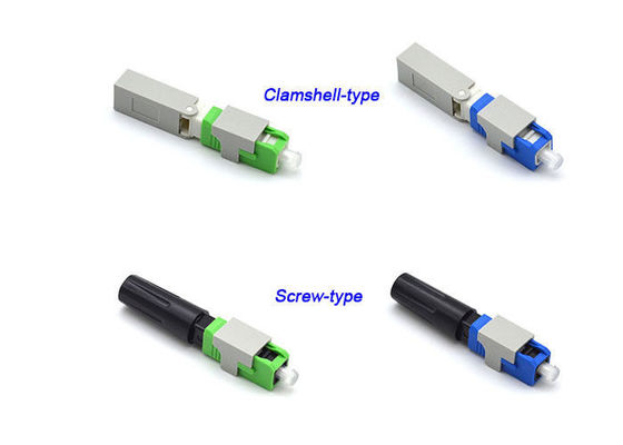 Đầu nối cáp kết nối nhanh vỏ sò / vít, đầu nối có thể cài đặt trường 55mm màu xanh lá cây nhà cung cấp