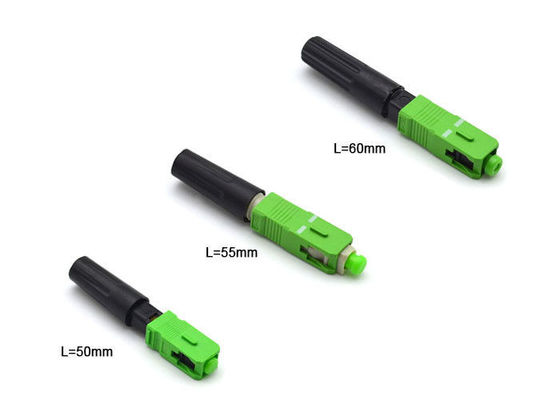 Đầu nối lắp ráp cáp trường FTTH Drop Pre-Polished 50mm Made on - Site nhà cung cấp