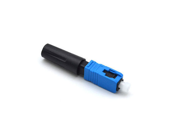 Kết nối lắp ráp trường màu xanh 50mm Chế độ đơn cho FTTB / FTTH 250 - Đường kính 900um nhà cung cấp